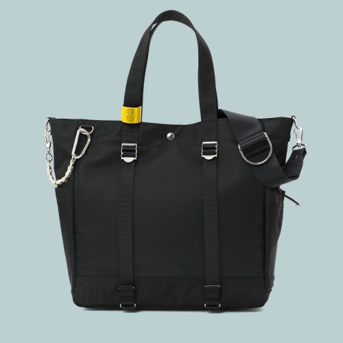 YOSHIDA & Co. 90th Anniversary Project 011 RIDE BLACK 2WAY TOTE BAG(L) [ 997-37077 ] [ Pre-order ] Black - One size