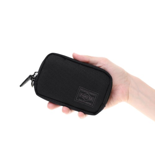 PORTER DILL MULTI COIN CASE [ 653-09113 ] Black - One size