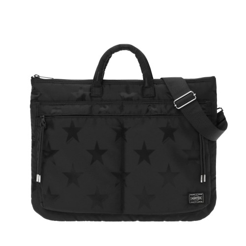 PORTER FLAG 24A/W 2WAY SHORT HELMETBAG [ 867-01627 ] Black - One size