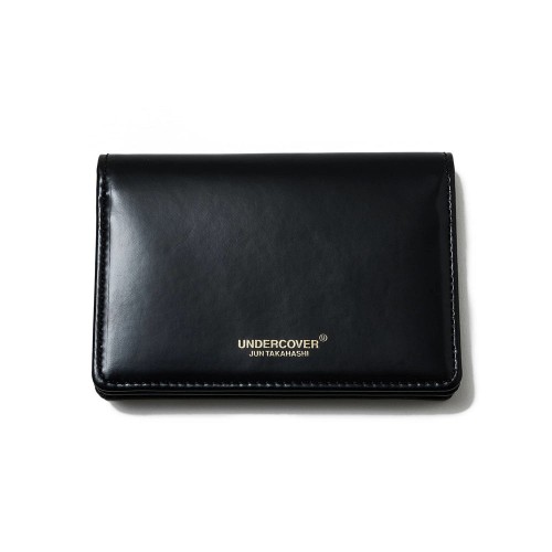 UNDERCOVER Basic Card Case [ UC2D9C04 ] Black ( Gold ) - One size