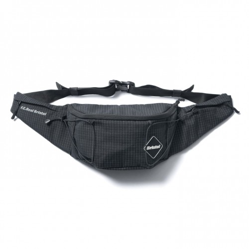 F.C.Real Bristol 25S/S TOUR WAIST BAG [ FCRB-250107 ] Black - One size