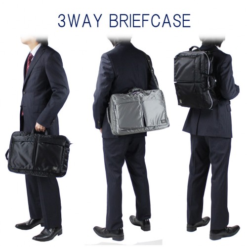 PORTER TANKER 3WAY BRIEFCASE [ 622-79308 ] Black - One size