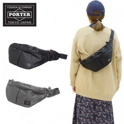 PORTER TANKER WAIST BAG (S) [ 622-76629 ] Sage Green - One size